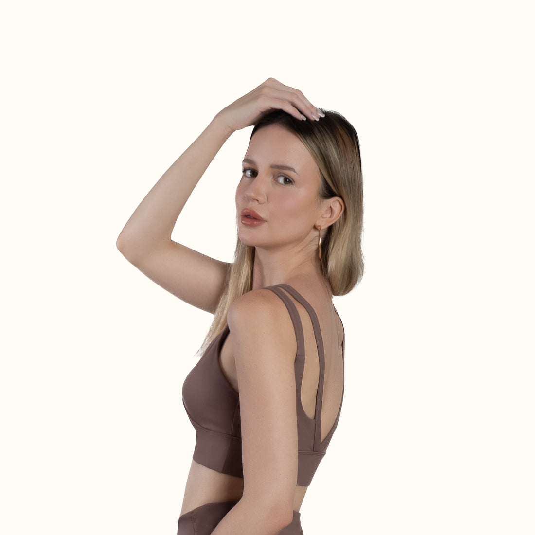 Front Overlap Sports bra